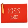 Camomilla Busta L Rosso Beauty Love Sms Pochette -Negozio online [Camomilla ] Italia Camomilla Beauty Case e Pochette Busta L Rosso Beauty Love Sms