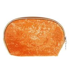 Camomilla Pouch L Arancio Pailettes Pochette -Negozio online [Camomilla ] Italia Camomilla Beauty Case e Pochette Pouch L Arancio Pailettes 2