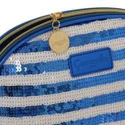 Camomilla Pouch L Blu Riccione Pochette -Negozio online [Camomilla ] Italia Camomilla Beauty Case e Pochette Pouch L Blu Riccione 5