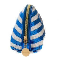 Camomilla Pouch M Blu Riccione Pochette -Negozio online [Camomilla ] Italia Camomilla Beauty Case e Pochette Pouch M Blu Riccione 2