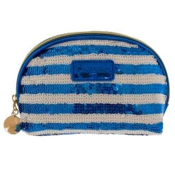 Camomilla Pouch M Blu Riccione Pochette