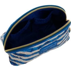 Camomilla Pouch M Blu Riccione Pochette -Negozio online [Camomilla ] Italia Camomilla Beauty Case e Pochette Pouch M Blu Riccione 5