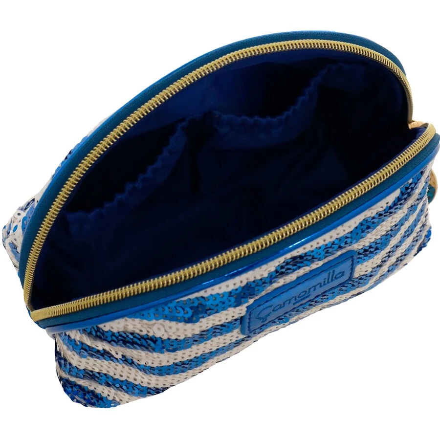 Camomilla Pouch M Blu Riccione Pochette 8 Camomilla Pouch M Blu Riccione Pochette - immagine 6