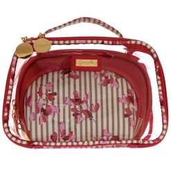 Camomilla Set Beauty Bag Rosa Beauty Case