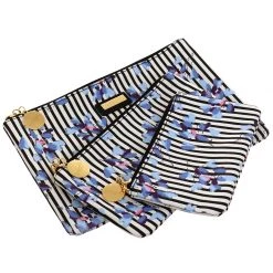 Camomilla Set Buste Blu Lerici Pochette -Negozio online [Camomilla ] Italia Camomilla Beauty Case e Pochette Set Buste Blu Lerici 5