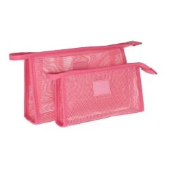 Camomilla Set Buste Rosa Beauty Net Trousse -Negozio online [Camomilla ] Italia Camomilla Beauty Case e Pochette Set Buste Rosa Beauty Net 2