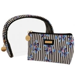 Camomilla Set Trousse Blu Lerici Pochette -Negozio online [Camomilla ] Italia Camomilla Beauty Case e Pochette Set Trousse Blu Lerici 3