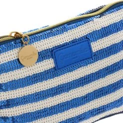 Camomilla Trousse Blu Riccione Pochette -Negozio online [Camomilla ] Italia Camomilla Beauty Case e Pochette Trousse Blu Riccione 3