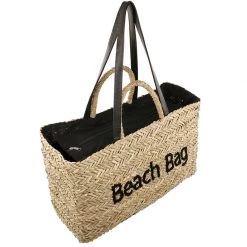 Camomilla Cesta Beach Bag Nero Borsa Mare -Negozio online [Camomilla ] Italia Camomilla Borse e Teli Mare Cesta Beach Bag Nero 2