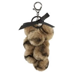 Camomilla Portachiavi Pompon Leo Nero