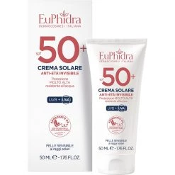 Euphidra Crema Solare Anti-Età Invisibile 50+ Protezione Solare