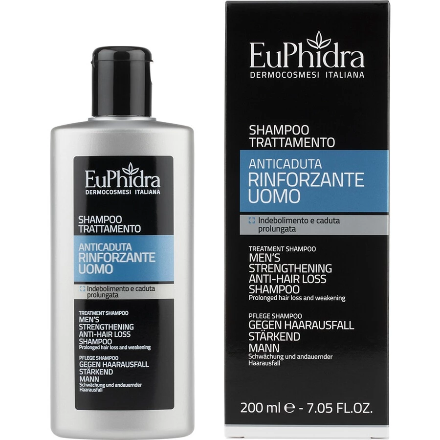 Euphidra Shampoo Anticaduta Rinforzante Uomo Shampoo Capelli 3 Euphidra Shampoo Anticaduta Rinforzante Uomo Shampoo Capelli